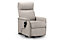 Rise and Recline Chair - Pebble Faux Leather