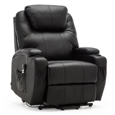 Shop Rise Recliner Cinema Chair With Dual Motor, Heat And Massage ...