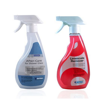 Ritec ClearShield Glass Showerscreen Care Pack - 500ml bottles