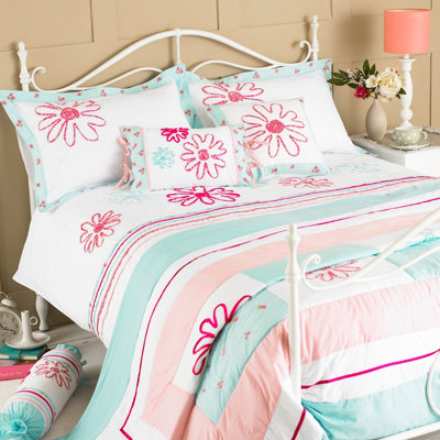 Riva Home Harriet Colour Block Bedspread