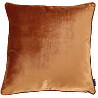 Riva Home Luxe Velvet Cushion Cover Rust (55 x 55cm)