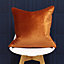 Riva Home Luxe Velvet Cushion Cover Rust (55 x 55cm)