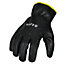Riva Safety Black Buffalo Leather Gloves Black Buffalo Leather - Leather Back & Thumb /Large - Size 9