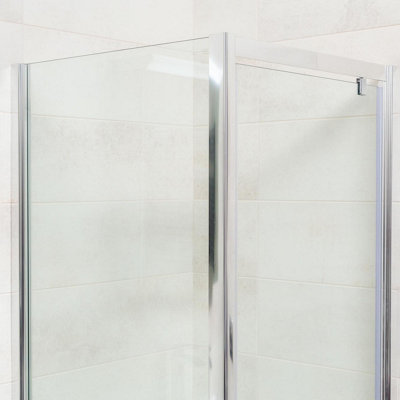 Riven Shower Enclosure Side Panel - (W)800mm - 3