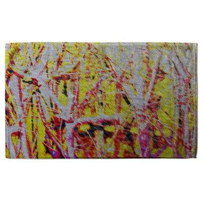 River thames and red branches (Kitchen Towel) / Default Title