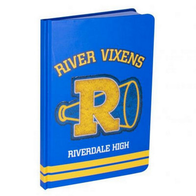 Riverdale River Vixens Crest Notebook Blue/Yellow (One Size)