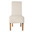 Riviera Loose Cover Kitchen Furniture Dining Room Chair - Natural