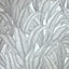 Riviera Tropical Wallpaper in Dark Silver