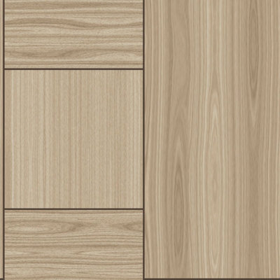 Rivington Wood Panel Wallpaper Pale Oak Belgravia 2511