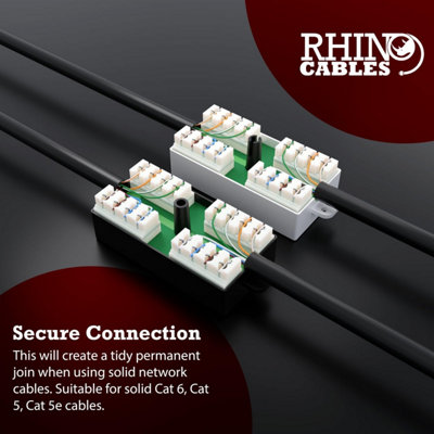 RJ45 Cat 5 Gigabit Inline Punchdown Krone Coupler Joiner for Cat5e ...