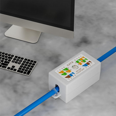 FGB RJ45 Cat6 Junction Box, Inline Punchdown Krone