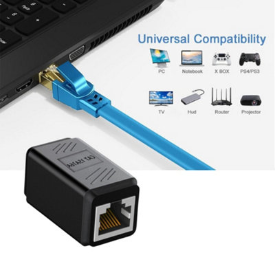 RJ45 Ethernet Cable Coupler Extender Cat5 Cat6 Cat6a Inline Joiner ...