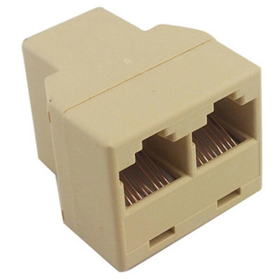 RJ45 Ethernet Network Cable Splitter LAN RJ-45 Cat5 GIGABIT Connector ...