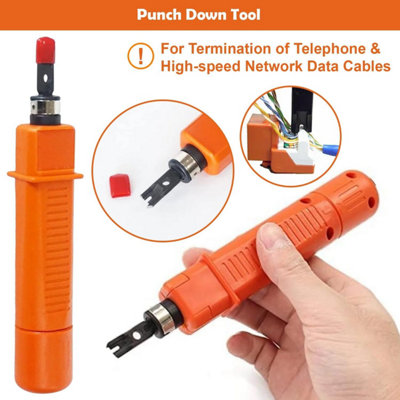 RJ45 Pass Through Crimping Tool Kit All-in-One Ethernet Network Crimper ...