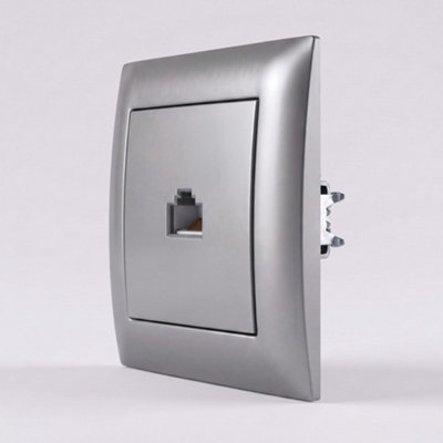 RJ45 socket Toolight OSTE JNH010-S Grey 3x7,4x7,4cm