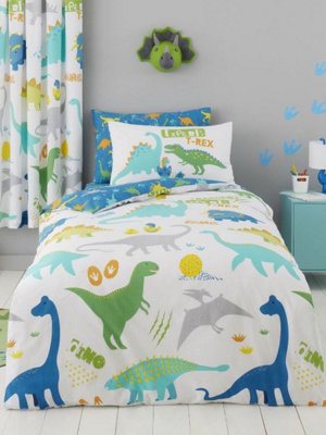 Roarsome Fun Single Duvet Cover and Pillowcase Set