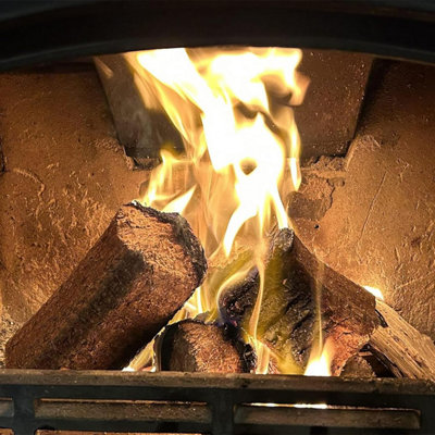 Roastie-Toasties 100% Natural Wood Stove BBQ Chimenea Burner Fuel Log Briquettes 30L - 7