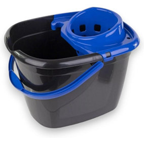 Robert Scott Recycled Great British Mop Bucket and Wringer 14 Litre - Blue
