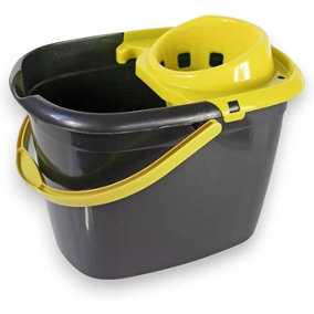 Robert Scott Recycled Great British Mop Bucket and Wringer 14 Litre - Yellow