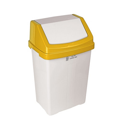 Robert Scott Swing Top Bin 50 Litre Capacity (Yellow)