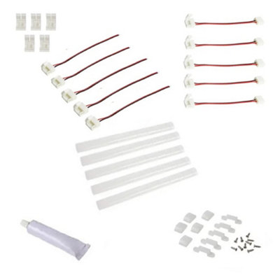 Robus RVA67-CONNP Vegas Easy Clip Connector Pack for 12/24V IP67 Single Colour LED Strip Light