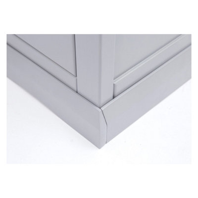 Rocca 3 Drawer Dressing Table Set Chrome Knob