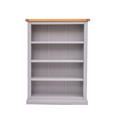 Rocca Grey Bookcase 120x90x25cm