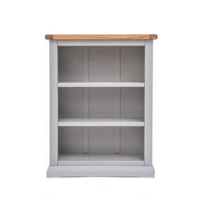 Rocca Grey Bookcase 90x70x25cm
