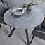 Rocca Round Concrete Effect Dining Table 110cm