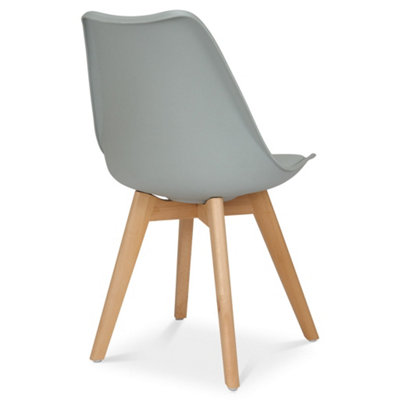 Rocco Tulip Dining Chair - Silver - Set of 4