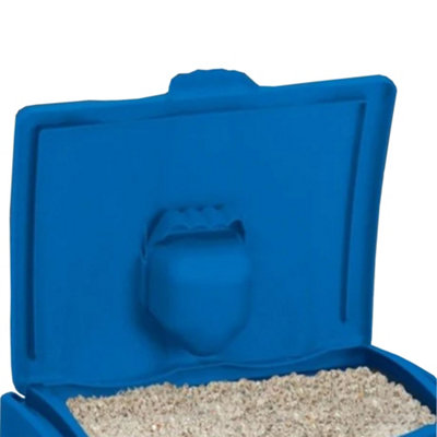 Rock Salt Grit Storage Bin with Scoop Salt Store Box Bin - 30L - 4