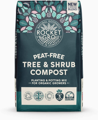 Rocket Gro Peat Free Tree & Shrub Compost 40L