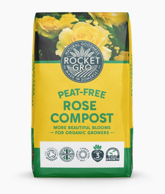 Rocket Gro Peat Rose Compost 40L