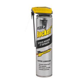 Rocket TT Super Tube Lubricant Spray & Straw 300mL Anti Squeaks Rust Corrosion
