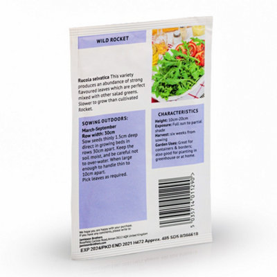 Rocket Wild Herb Seeds (Approx. 485 seeds) by Jamieson Brothers