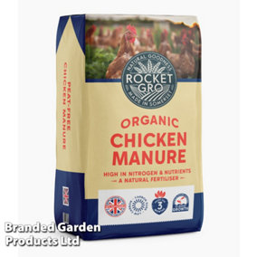 RocketGro Organic Chicken Manure - 20 Litre Bag x 1