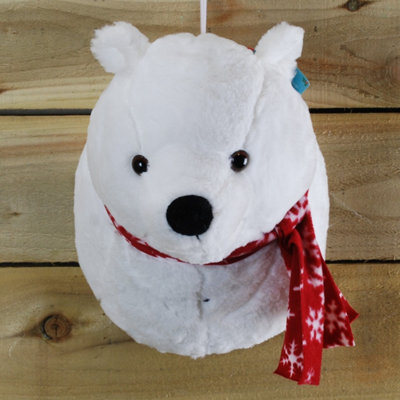 Rockin Singing Animated Polar Bear Plush Christmas Wall Decoration Price Comparisons | Compare The Build