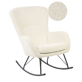 Rocking Chair Boucle Cream ANASET