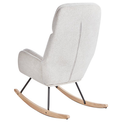 Rocking Chair KVELIA Fabric Off-White