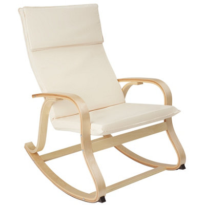 Rocking Chair Roca - Cosy Reading Chair - beige