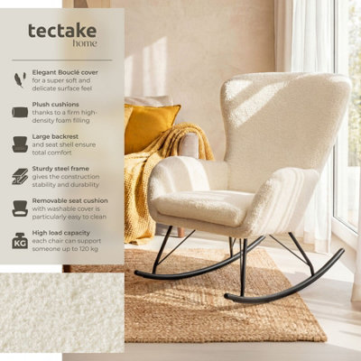Rocking Chair Swing - armchair with steel runners and thick padding ...