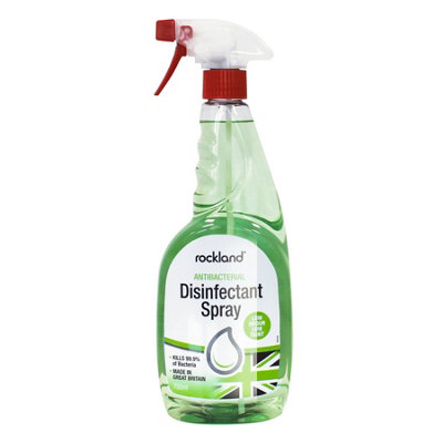 Rockland Anti Bacterial Cleaner 750mL Disinfectant Spray Low Odour Low Taint