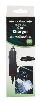 Rockland F82125 Micro USB Car Cigarette Lighter Charger 12V For Mobile Phone GPS