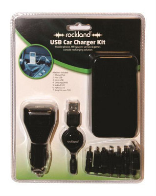 Rockland F84560 12V 24V Multi Socket Cigarette Lighter With USB Car Charger Kit