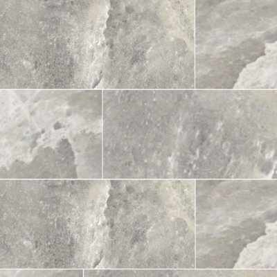 Rocksalt Grey Stone Effect Porcelain Tile