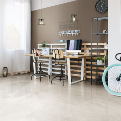 Rocksalt Premium Stone White Gold Effect Tile 600 x 300mm