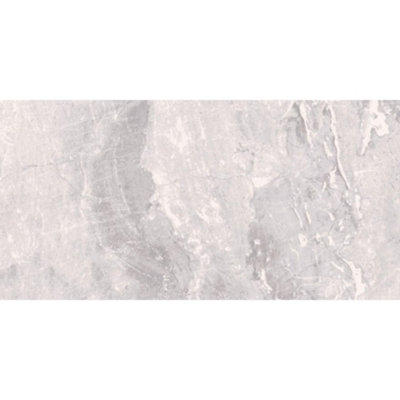 Rockwell Light Grey Stone Effect 300mm x 600mm Ceramic Wall Tiles (Value Pack of 10 w/ Coverage of 1.8m2) - 4