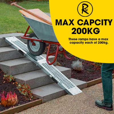 RocwooD 1.8 Metre Steel Loading Ramp