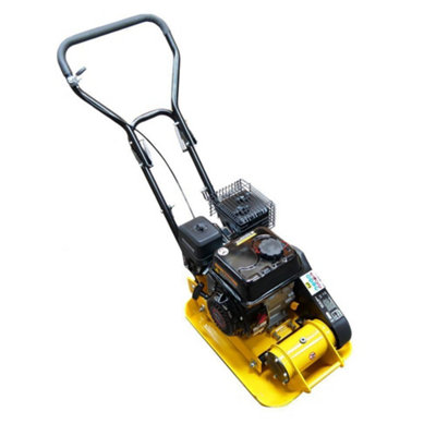 RocwooD 12 Inch Petrol Compactor Wacker Plate 87cc Plus FREE Pad and Wheel Kit