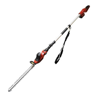 RocwooD 20V Cordless Long Reach Hedge Trimmer 2.0Ah Battery